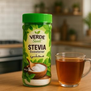 Stevia sugar - Powder Crystal - Jar 200 grams